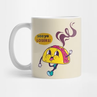 Funny Taco Cartoon Mug